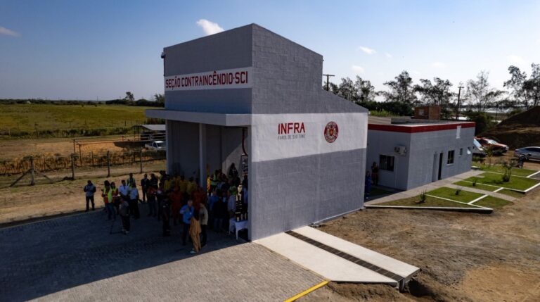 Heliporto Farol de São Tomé inaugura nova Seção Contraincêndio