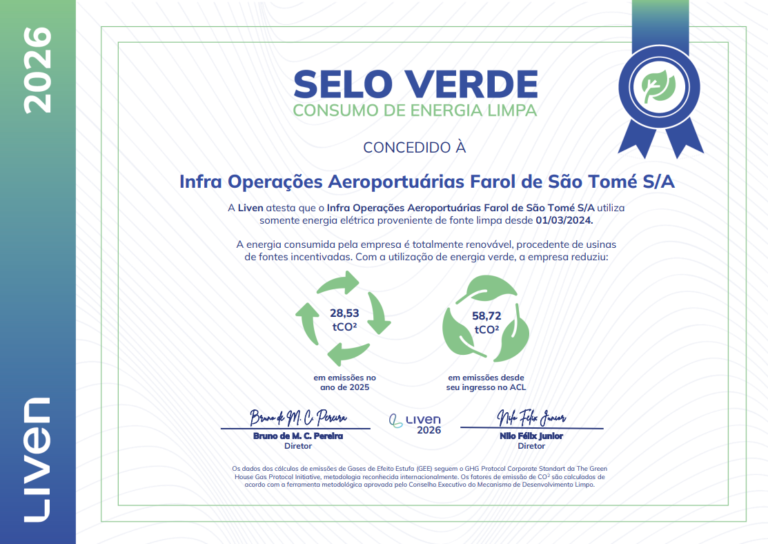 Selo verde consumo de energia limpa